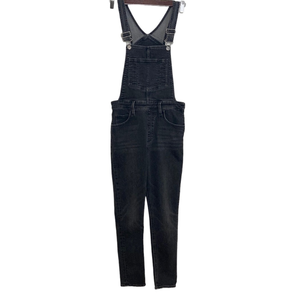 Levi’s Gray Black Overalls Size 30 Skinny Jeans Stretch Ankle Crop